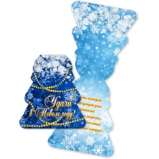 Мини-открытки "Удачи в новом году"