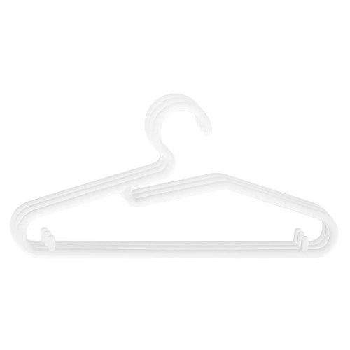 Плечики детские в наборе 3шт "ЭКСПЕРТХАУС", цвет белый, 34см