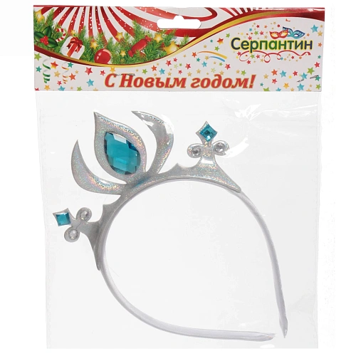 Корона Очарование, микс (розовый, голубой, серебро)_5
