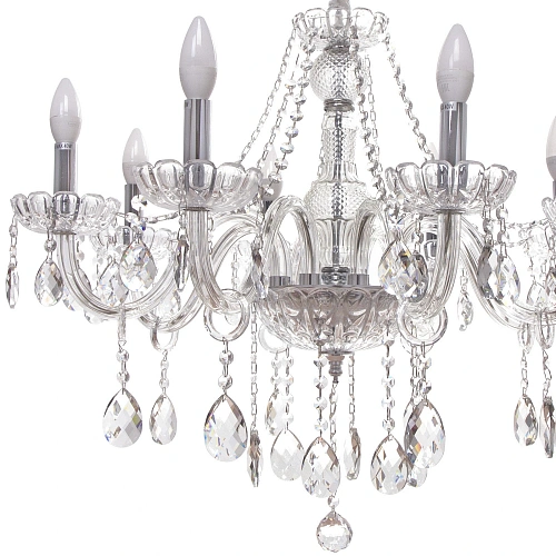 Люстра подвесная в стиле барокко Alfemminile 840Вт 25-DZ888 со стеклянными основаниями_34