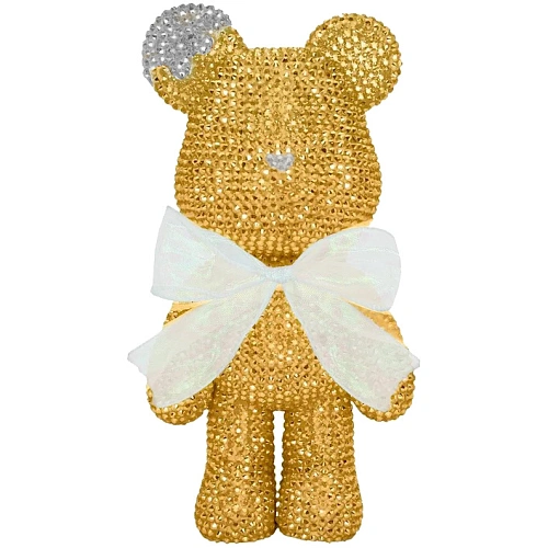 Набор для творчества "ЧУДО-МИШКА", цвет золотой, ушко и носик серебро, 22*10см (коробка)