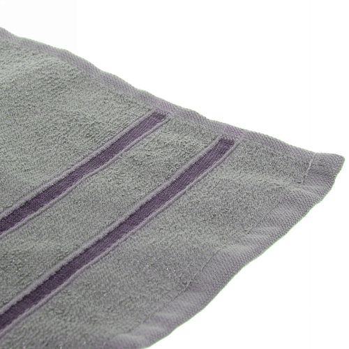 Полотенце махровое 3060см LUNA цвет серый 10330 плотность 360грм2_7