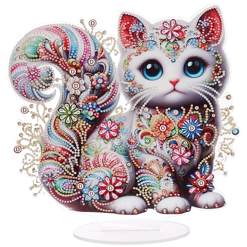 Набор для творчества на акриловой подставке DIAMOND, кошечка, 245245см, (коробка)_3