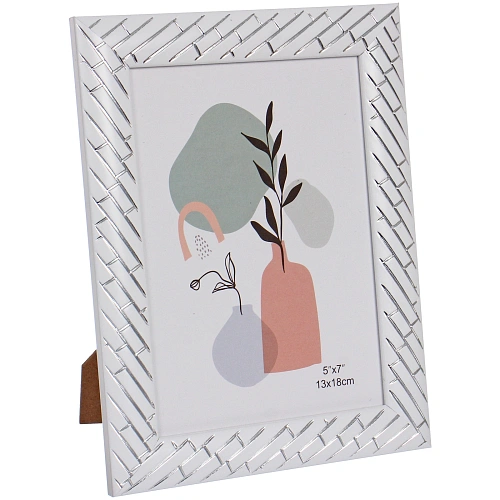 Фоторамка 1318см Флоренция серый, пластик_3