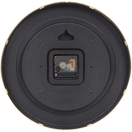 Часы настенные  HOME STYLE 30см Темное перо, золотистый корпус_4