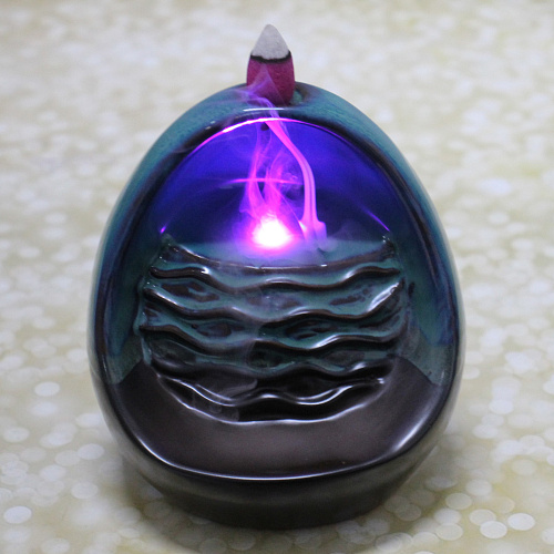 Подставка под стелющиеся благовония Стеновой водопад 111011,5см с подсветкой_3