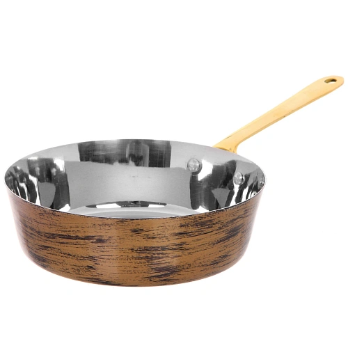 Ковш из нержавеющей стали для соуса 17см цвет Антик_4