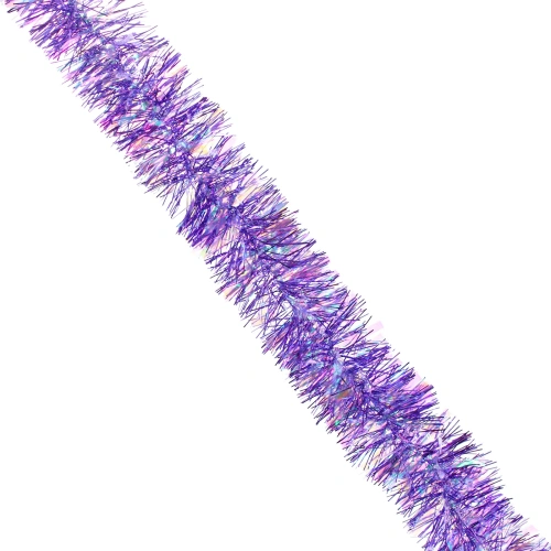 Мишура "Искристая" 2м d-9 см, Фиолетовый