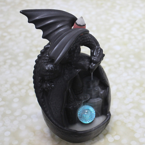 Подставка под стелющиеся благовония Сказочный дракон 10919см с подсветкой_6