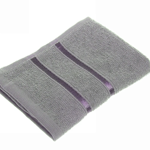 Полотенце махровое 3030см LUNA цвет серый 10330 плотность 360грм2_6