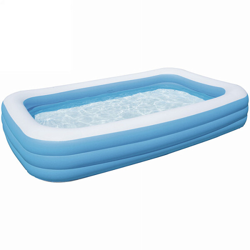 Бассейн надувной прямоугольный 30518356 см Deluxe Blue Rectangular Family Bestway (54009)_10
