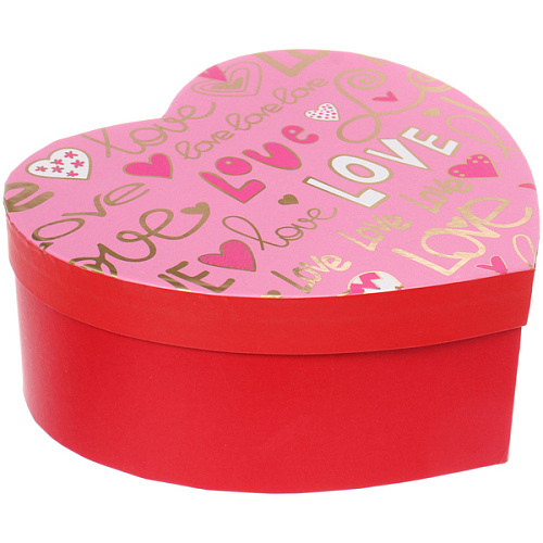 Коробка  подарочная "LOVE" 22*20*9 см, Микс