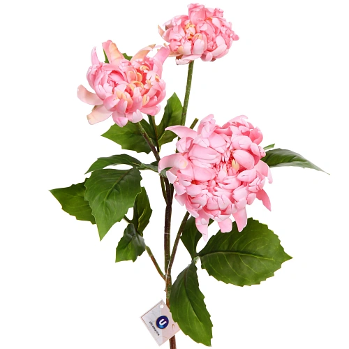 Цветок искусственный Natur 67см Пион розовый_3