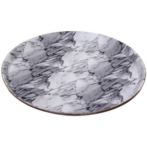 Поднос пластиковый МРАМОР 35см _3