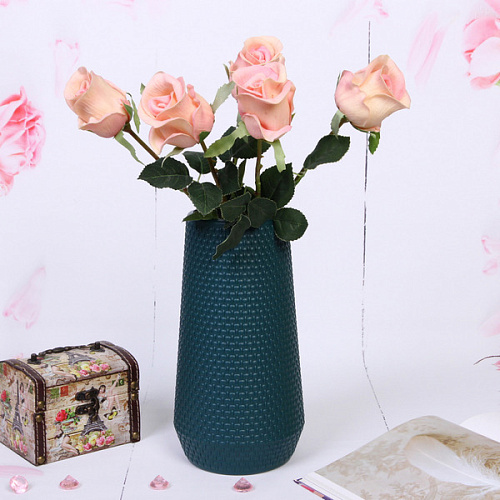 Ваза из пластика Амели 1226см цвет зеленый_3