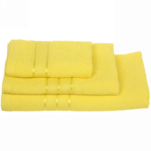 Полотенце махровое 70120см Comfort цвет желтый 01040 плотность 300грм2_5