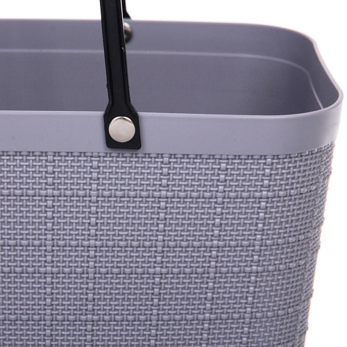 Корзинка хозяйственная ФОЛЬК, цвет пудровый серый, 3251837см (лейбл)_3