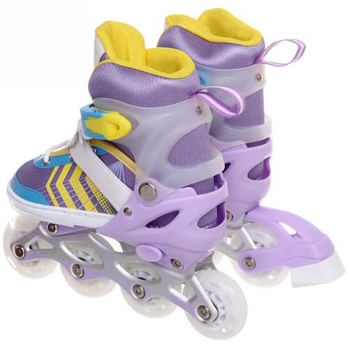 Коньки раздвижные, ледовые с роликовым блоком Sportage Flash R214 (pазмер 29-33)_25