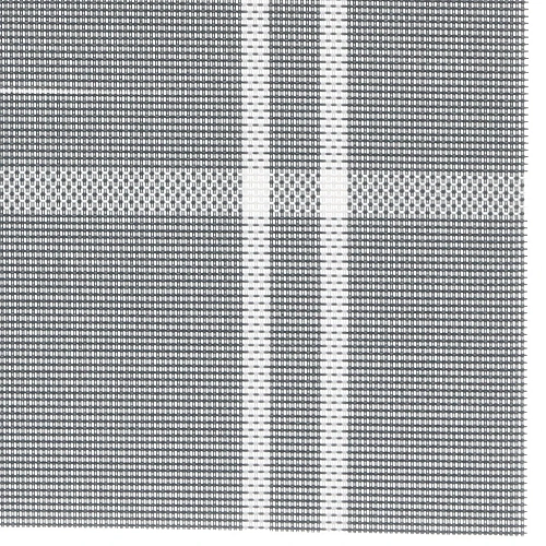 Салфетка на стол 3045см плетеная, Клетка серая_4