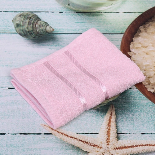 Полотенце махровое 3030см LUNA цвет светло-розовый 10100 плотность 360грм2_5