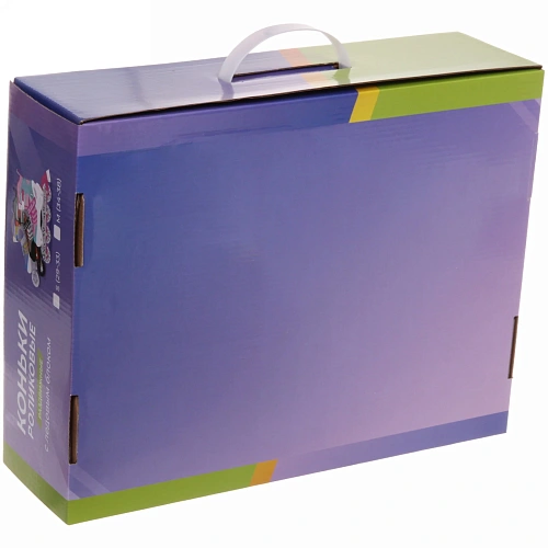 Коньки раздвижные, ледовые с роликовым блоком Sportage Flash R214 (pазмер 29-33)_34