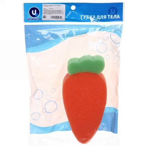 Губка для тела поролоновая фигурная Морковка, 16,58_4