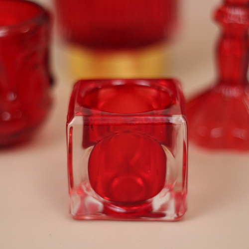 Подсвечник ICE 55 см, Рубин_3