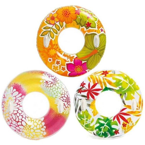 Круг для плавания 97 см Transparent Intex (58263)_7