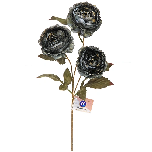 Искусственные цветы FLOWERS GLAMOUR 63см Пионы 3 цветка зеленые_2