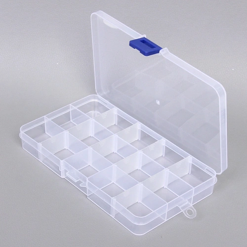 Органайзер для хранения мелочей, 15 ячеек ИДЕЯДОМА, прозрачный, 17102см (наклейка Селфи)_5