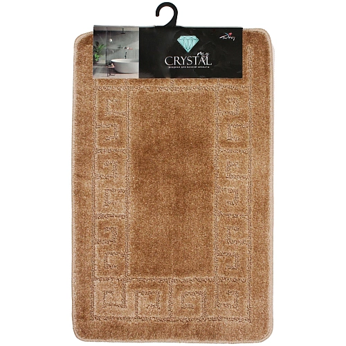 Комплект ковриков для ванной и туалета My Crystal АФИНЫ 5080 и 4050 мокко МС2-612_5
