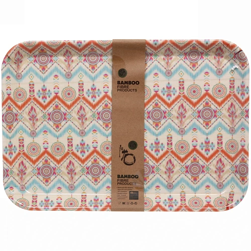 Поднос бамбуковый Eco Life 38,527см, орнамент_5