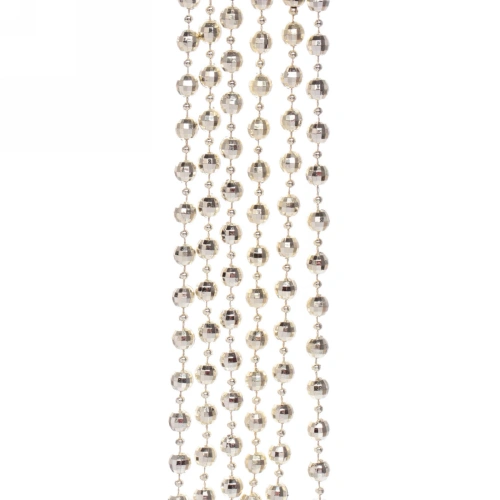 Бусы на ёлку 2м "Капельки", Шампань