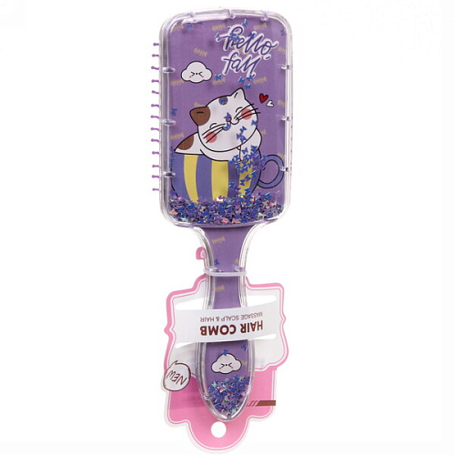 Расческа массажная Baby House Boom, микс 4 вида Котята, 206,5_5