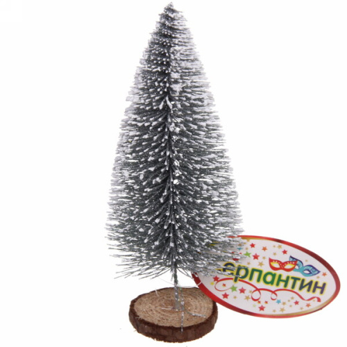 Ёлка декоративная "Сказочное сияние" 15 см, Серебро