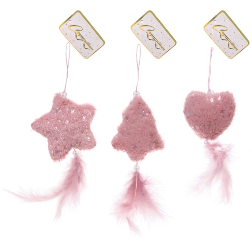 Подвеска "Волшебная фигура" 21 см (в ассортименте), Розовый