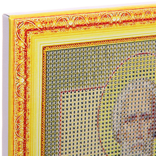 Алмазная мозаика на подрамнике с полным заполнением МИР ЯРКИХ КРАСОК, Сергей Радонежский, 2030 см_7