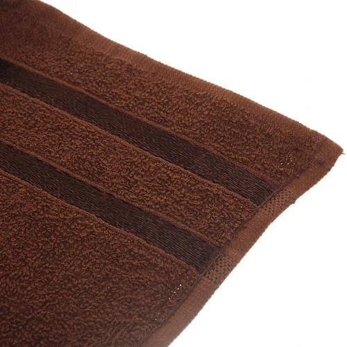 Полотенце махровое 3030см LUNA цвет темно-коричневый 04040 плотность 360грм2_6