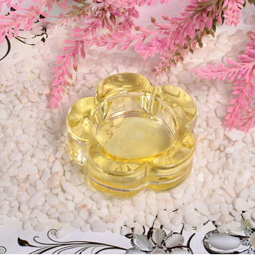 Подсвечник Tea-цветок 6,52,5см цвет желтый_3