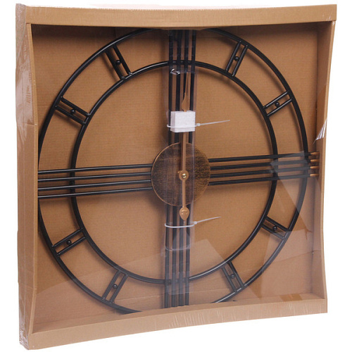 Часы настенные LOFT HOME  50см, черные _6