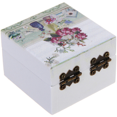 Шкатулка деревянная с зеркалом МАРЦИПАН, ароматная вербена, 656545см (в коробке)_4