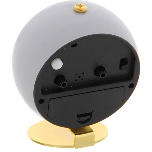 Будильник ALICE 8,55см серо-голубой_8