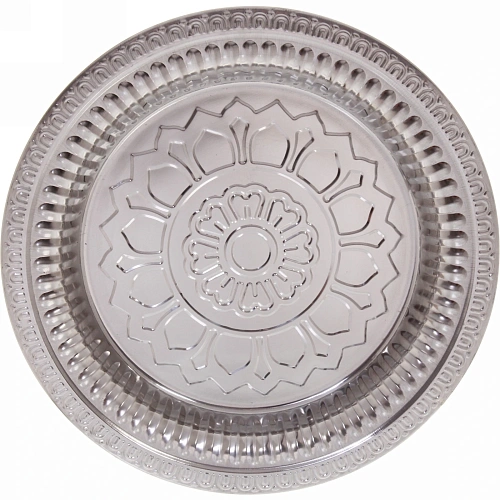 Поднос металлический Цветок 30см_5