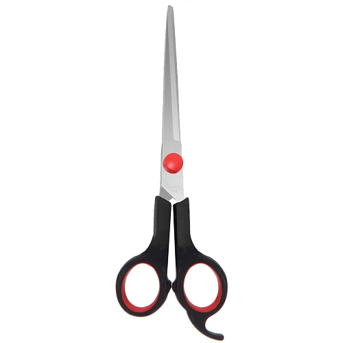 Ножницы универсальные бытовые ИДЕЯДОМА, с упором для пальца, цвет черный, 181см (блистер Селфи)_5