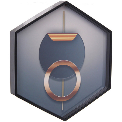 Часы настенные + пано 2шт  HOME STYLE Обольщение, черный корпус_18