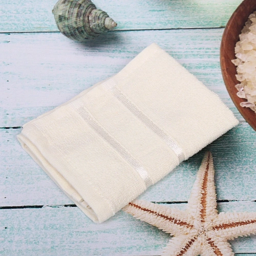 Полотенце махровое 3030см LUNA цвет бежевый 01020 плотность 360грм2_8