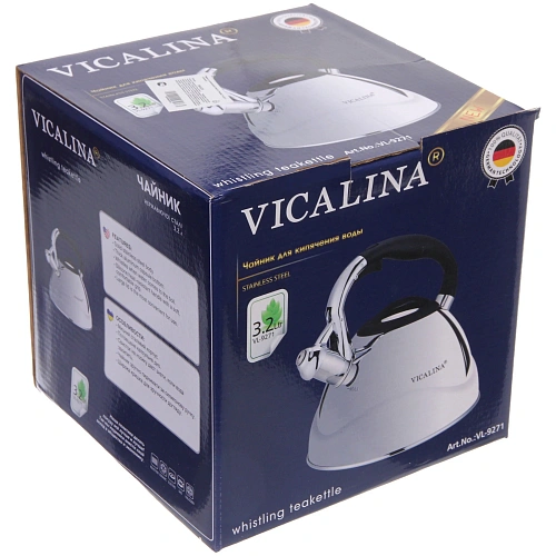 Чайник из нержавеющей стали 3л Vicalina VL-9271, глянцевый_4