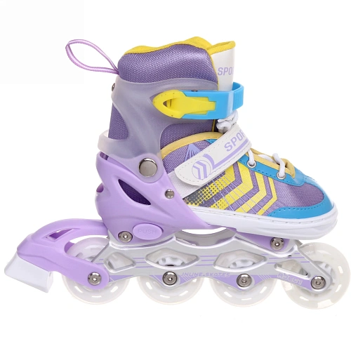 Коньки раздвижные, ледовые с роликовым блоком Sportage Flash R214 (pазмер 29-33)_28