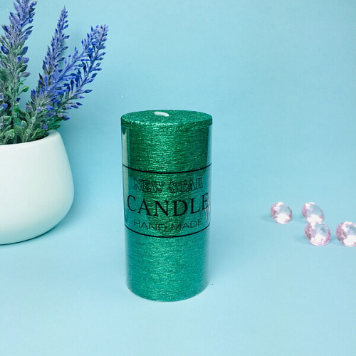 Свеча New Star 510см цвет изумрудный ZD-073_3