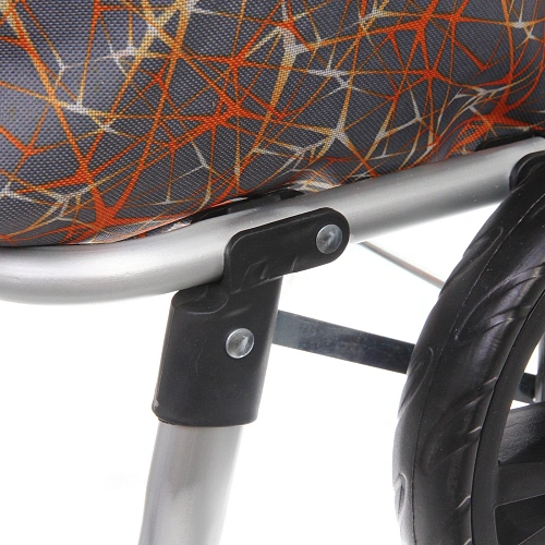 Тележка хозяйственная с сумкой (1004035см, колеса 21см,грузоподъемность до50 кг)  SYD100B-5_6